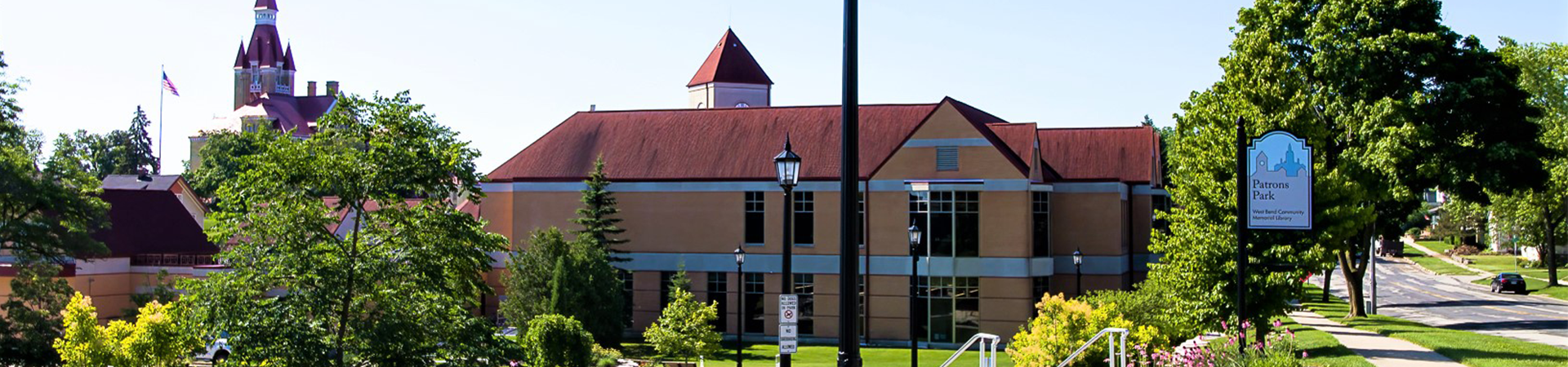 library book reading garden